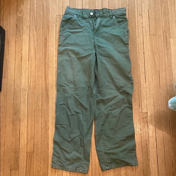 BDG Pants - BDG Green High-Rise Carpenter Pants